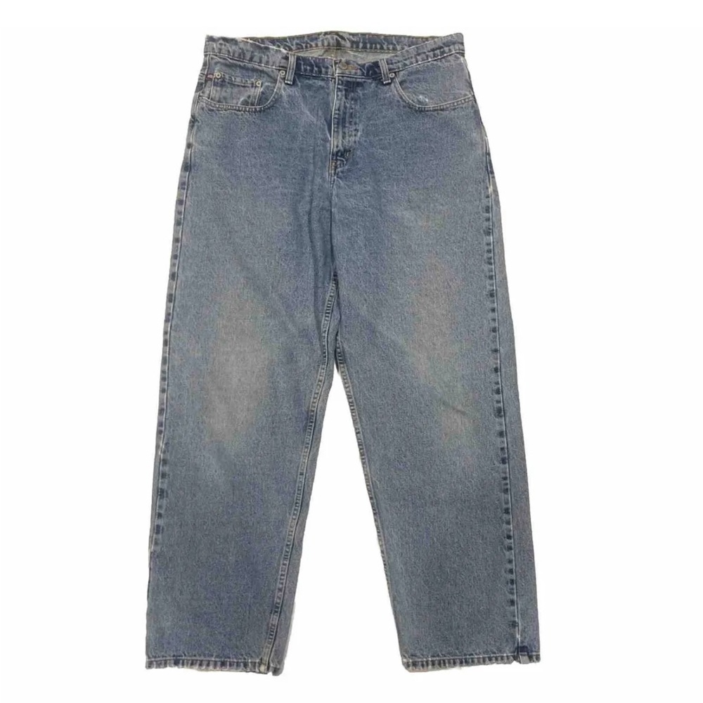 VTG Ralph Lauren Polo Jeans Men’s 36x30 Loose Medium Blue Denim 90s Flag…